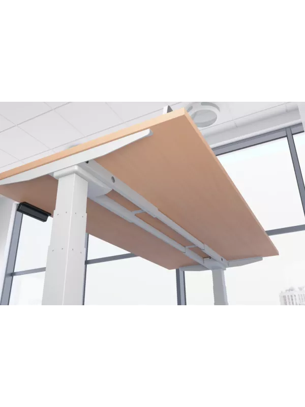 Air Dual Motor Height Adjustable Desk with Cable Ports