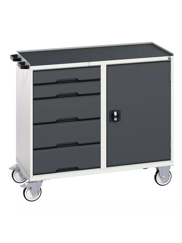 Bott Maintenance Trolleys Cupboard - 5 Drawers 1 door Cabinet