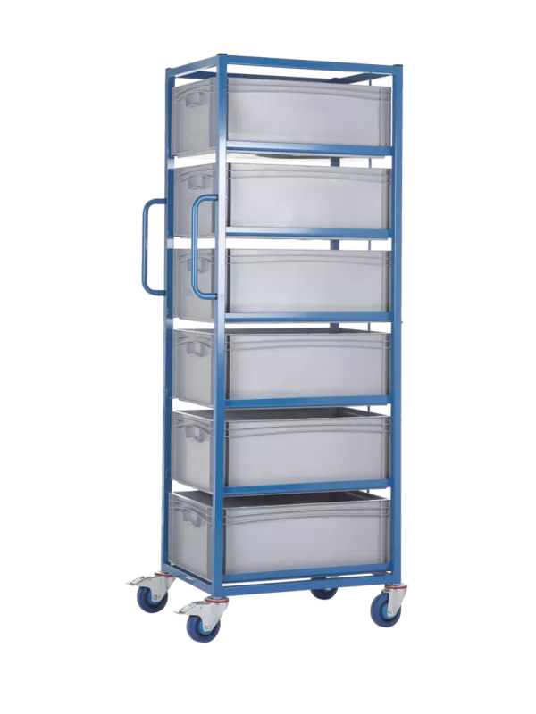 GPC Tray Rack with 220 x 600 x 400 mm 44 Litre Containers