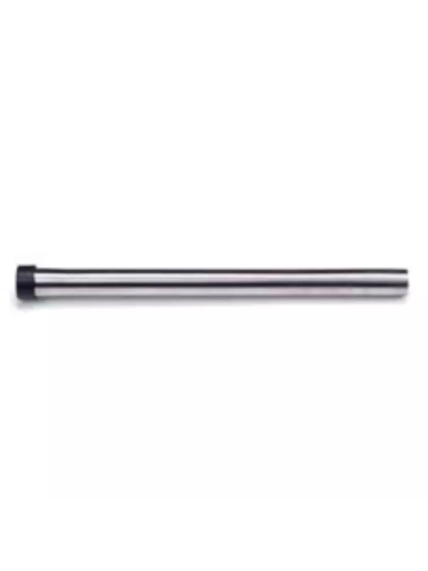 Straight stainless steel vacuum extension tube.