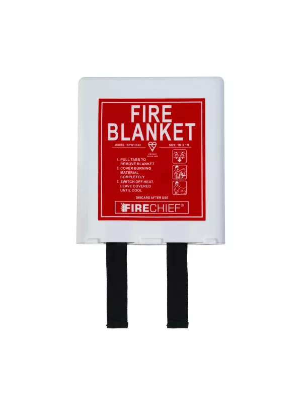 Firechief Rigid Case Fire Blanket with K40 Woven Glass Fibre BS EN 1869:2019 Certified