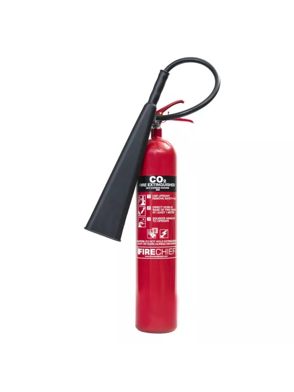 Firechief CTX Steel Alloy CO2 Extinguisher Kitemarked BS EN 3