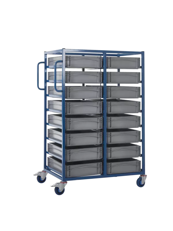 GPC Tray Rack with 120 x 600 x 400 mm 24 Litre Containers