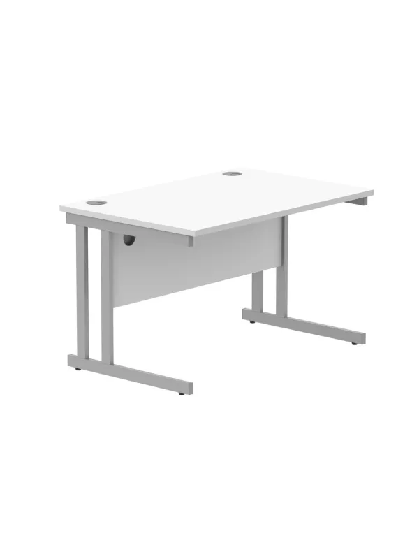Core Stylish Computer Office Rectangular Desk - Artic White