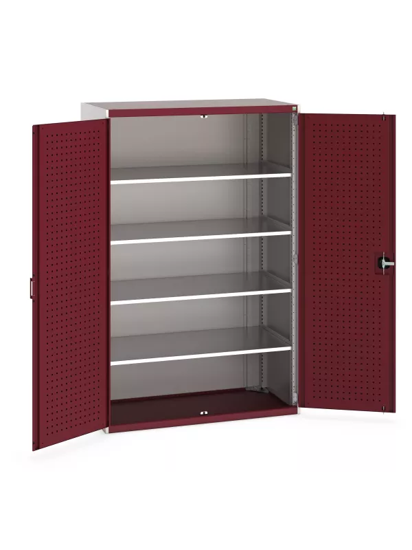 Bott Cubio Perfo Panel Lined Cupboard - 1300 x 650mm
