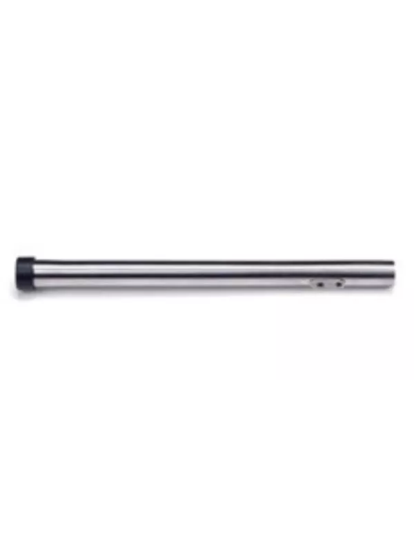 Straight stainless-steel vacuum wand tube on a white background.