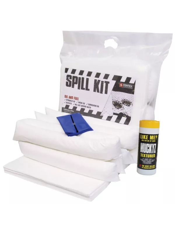 Fentex Oil and Fuel Spill Kit - 40L Once Only Kit