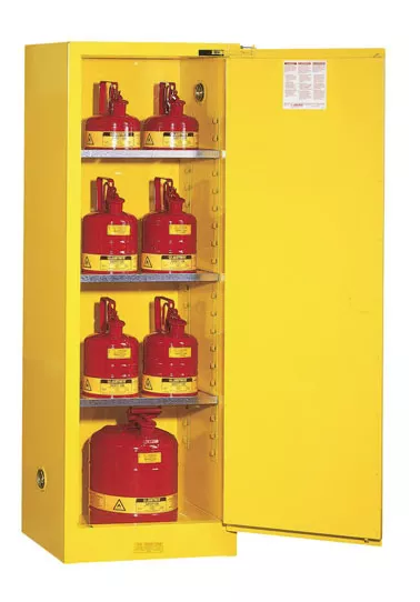 Fire Safety Cabinet open