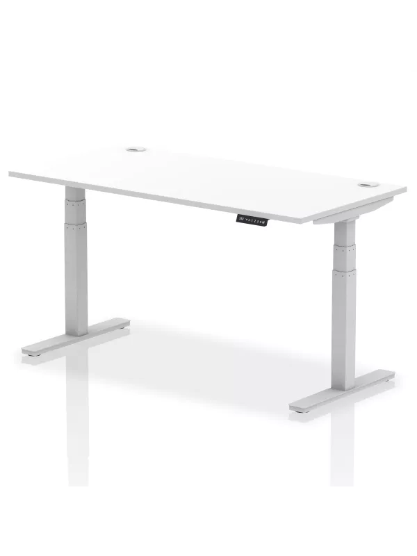 Air Dual Motor Height Adjustable Desk with Cable Ports