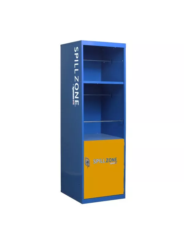 SpillZone® Absorbent Station – Industrial Spill Control Locker with Lockable Cupboard