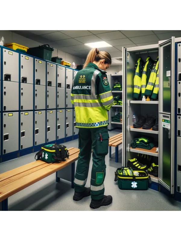 AMBULANCE EMERGENCY SERVICE LOCKERS