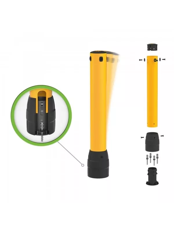 BLACK BULL FLEX+ Flexible Impact Protection Bollard