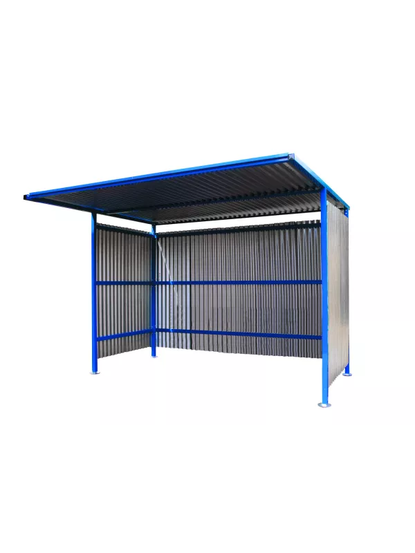 QMP Traditional Outdoor Bike Shelter – Galvanised for Durable Cycle Storage
