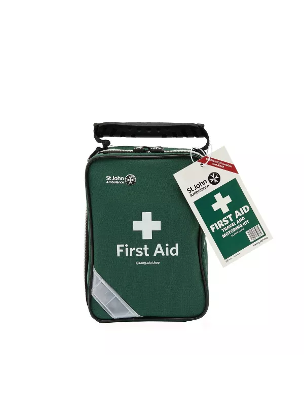 St John Ambulance Travel and Motoring Workplace First Aid Kit | BS 8599-1:2019 Compliant