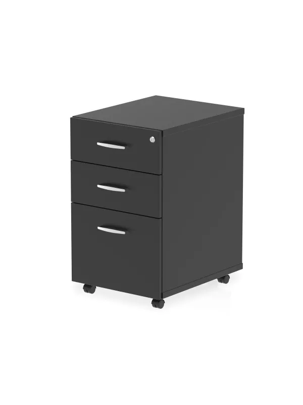 Impulse Under Desk Pedestal - 3 Drawer Mobile Pedestal