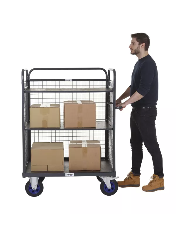 GPC Heavy Duty Distribution Trolleys with Adjustable Shelves