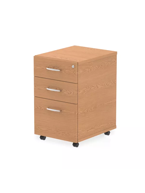 Impulse Under Desk Pedestal - 3 Drawer Mobile Pedestal
