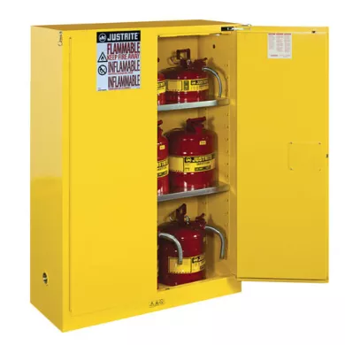 Fire Safety Cabinet open