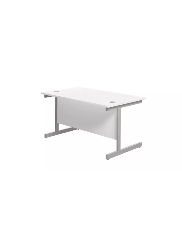 Single Upright Desk TC Office - White