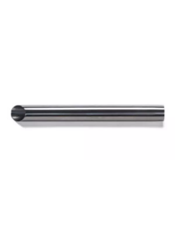 Straight chrome vacuum extension tube.