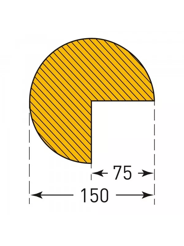 TRAFFIC-LINE Impact Protection XL – High-Visibility Corner & Edge Safety Foam