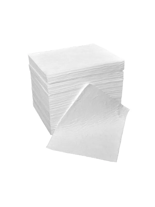Fentex Oil & Fuel Absorbent Pads - Plain - Premium Weight