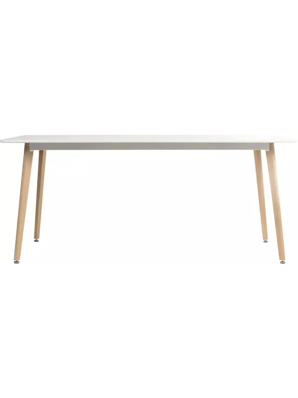 Teknik Skandi Rectangular Table – Contemporary Dining Table with Beech Legs