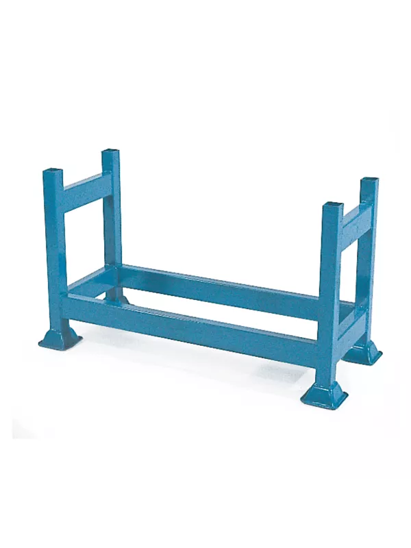 Heavy-duty steel stillage for palletised storage