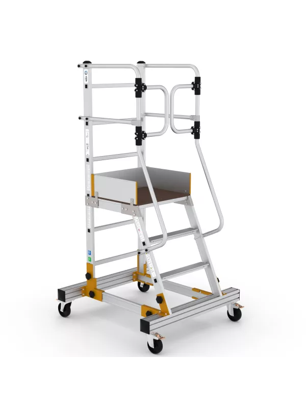 Climb-It Mobile Steps with Safety Gate | 4-12 Tread