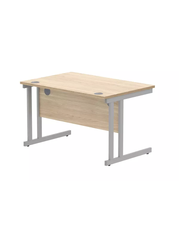 Core Stylish Computer Office Rectangular Desk - Canadian Oak