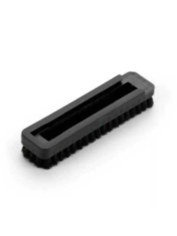 Vacuum brush insert with bristles for dry sweeping.
