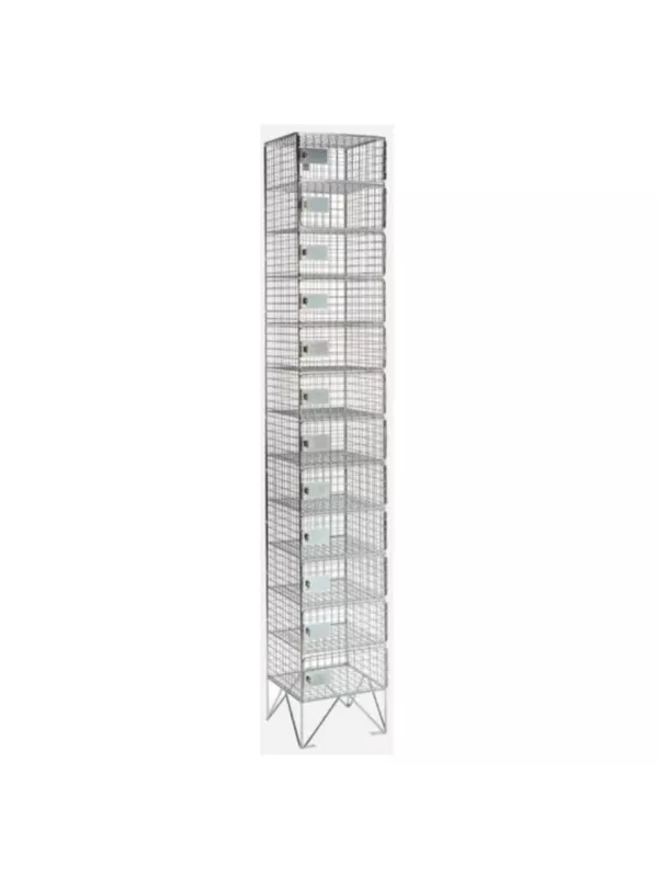 Premier 12 Door Wire Mesh Locker