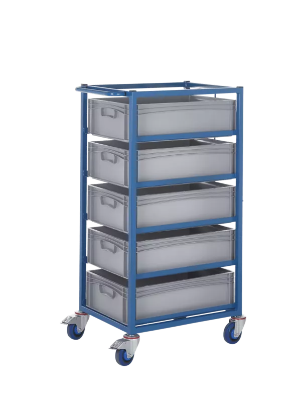 GPC Tray Rack with 170 x 600 x 400 mm 35.5 Litre Containers