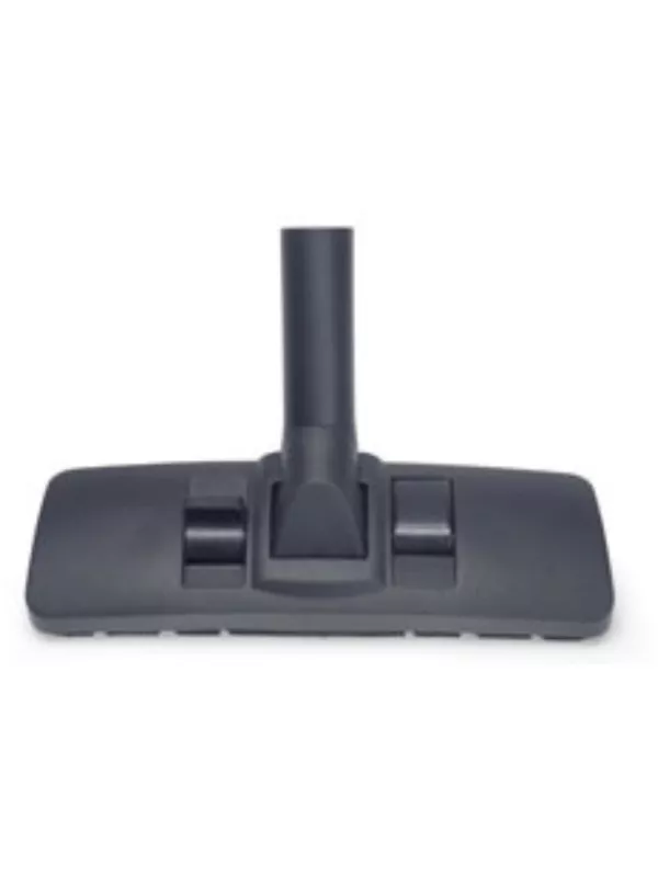 Vacuum cleaner floor tool with dual brush and squeegee strips.