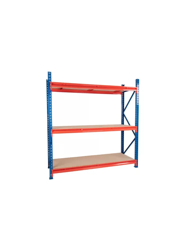 Anco TS Longspan Shelving With Chipboard Decking - 3 Levels