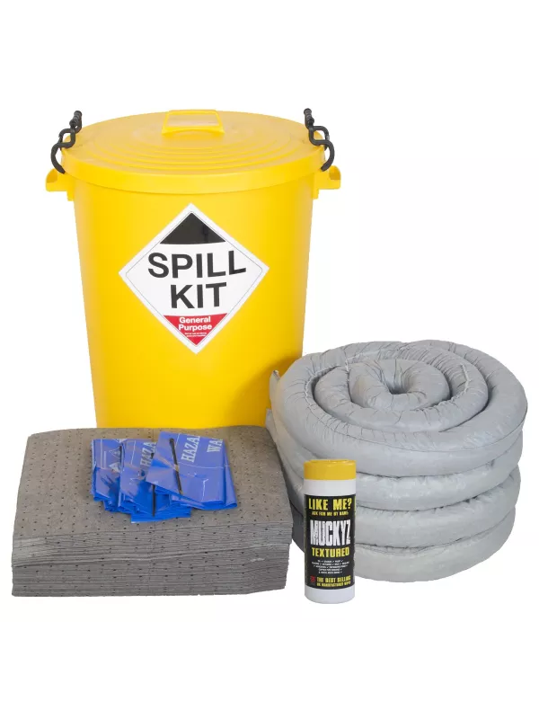 Fentex 90L General Purpose Spill Kit in Yellow Drum