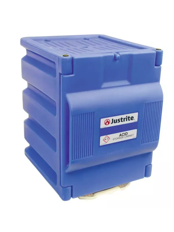 Corrosives/Acids Plastic Safety Cabinet closed