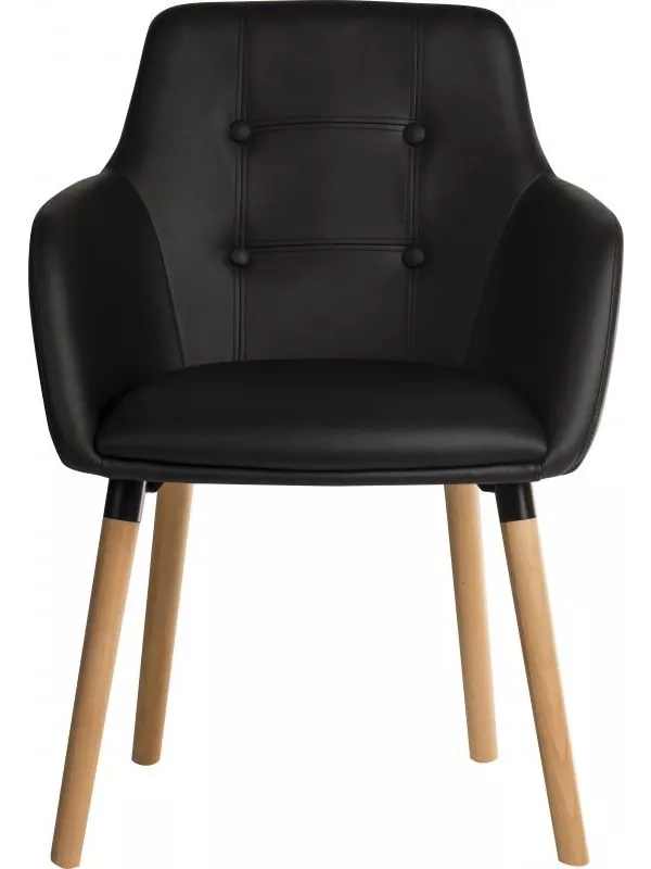 Teknik Premium Waiting Room Reception Chairs PU Leather with Wipe-Clean Finish