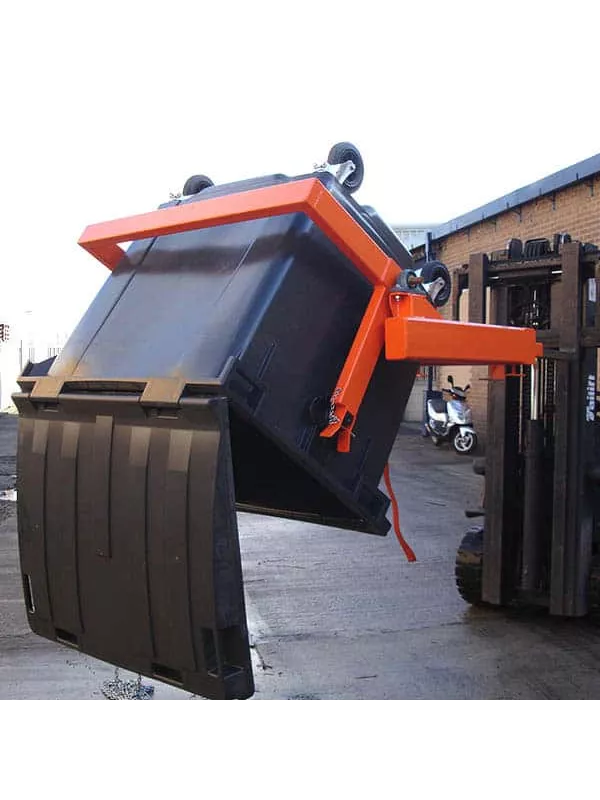 Invicta Forklift 1100 Litre Wheelie Bin Lifter