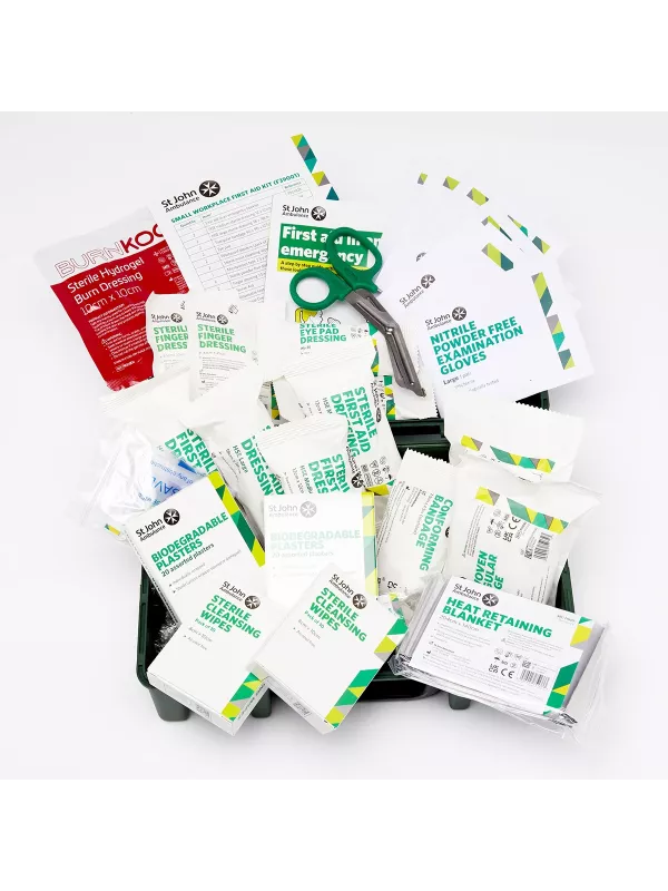 St John Ambulance Small Workplace First Aid Kit BS-8599-1:2019