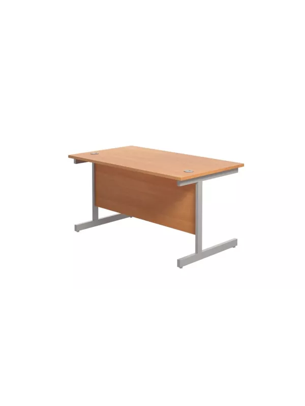 Single Upright Desk TC Office - Beech