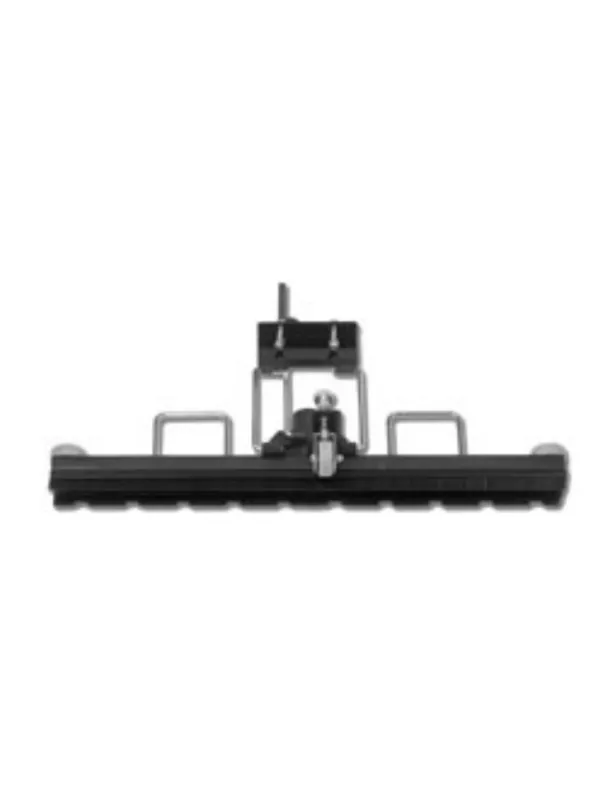 Wide vacuum cleaner floor head with brush strip for efficient hard floor cleaning