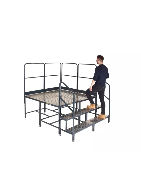 Climb-It Four Platforms Square Modular