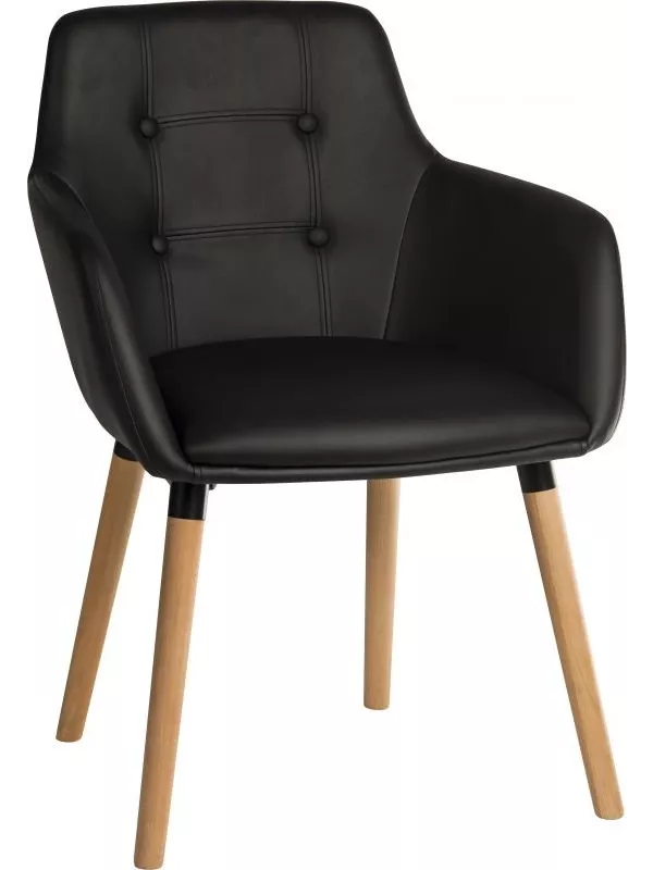 Teknik Premium Waiting Room Reception Chairs PU Leather with Wipe-Clean Finish