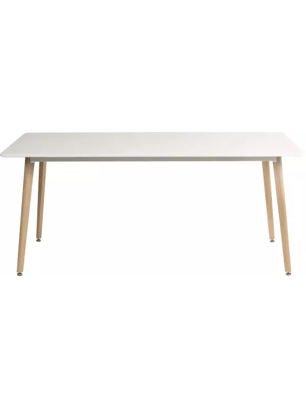 Teknik Skandi Rectangular Table – Contemporary Dining Table with Beech Legs