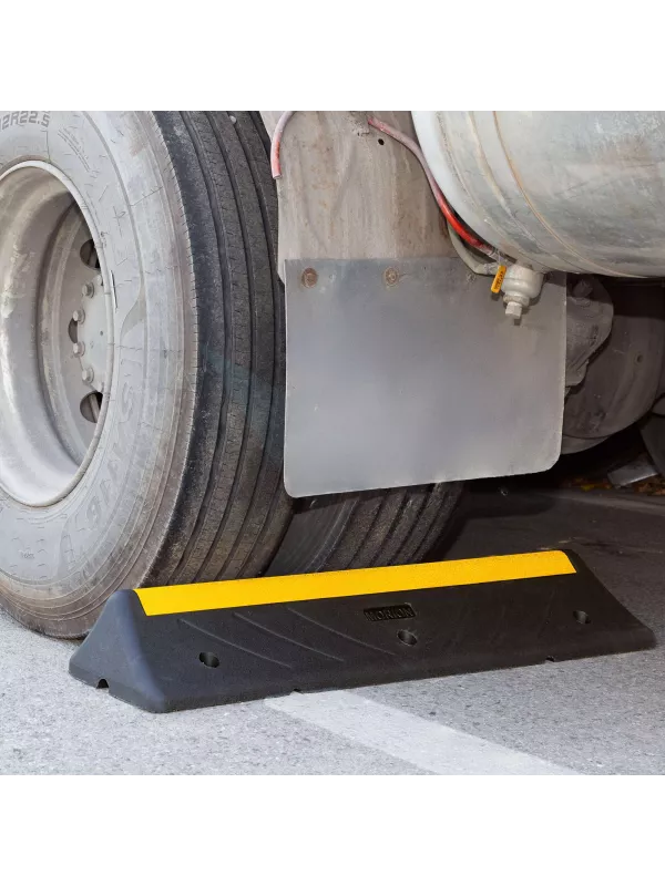 TRAFFIC-LINE Heavy Duty HGV Wheel Stop - Recycled Rubber