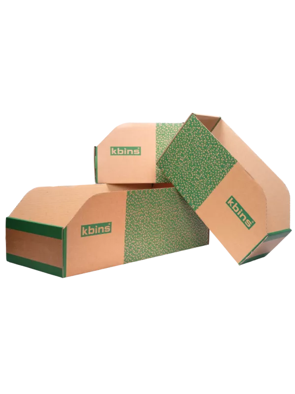 Cardboard Storage Bins Pack of 25 - B Range 200mm High