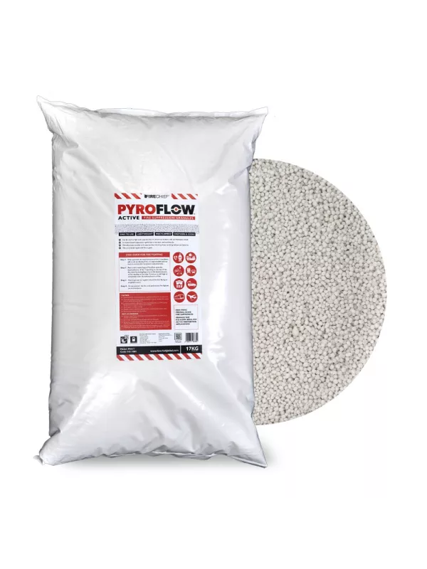 PyroFlow Active Fire Suppression Granules – 17 kg Poly Bag