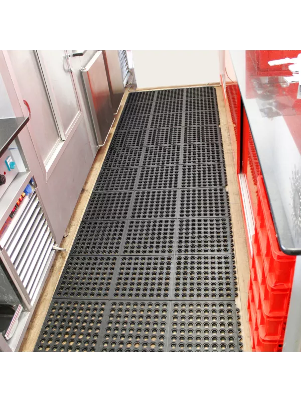 Fatigue-Step Nitrile Interlocking Anti-Fatigue Tile