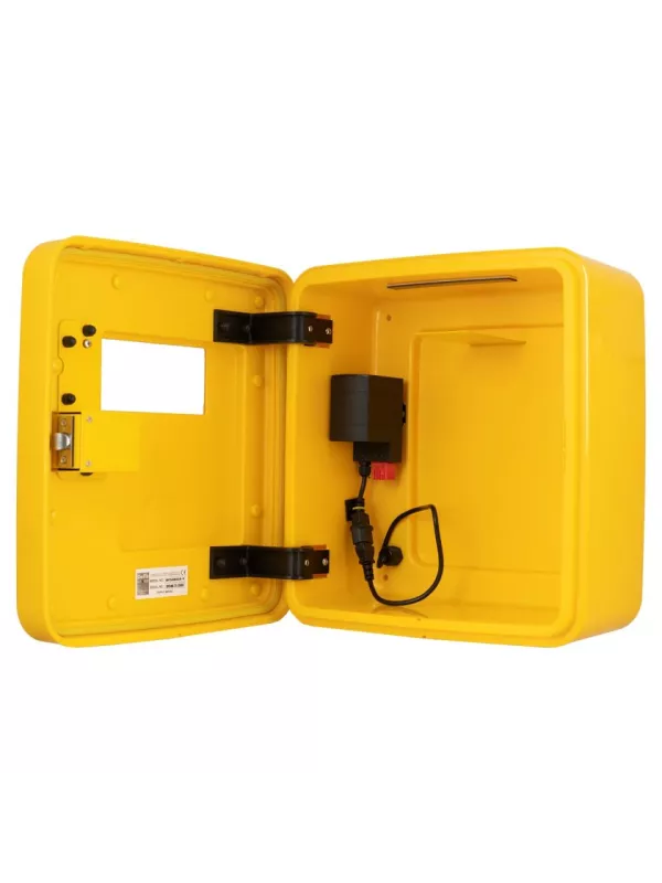 Premier Outdoor Defibrillator Cabinet with Keypad Lock, Heater, and LED Light